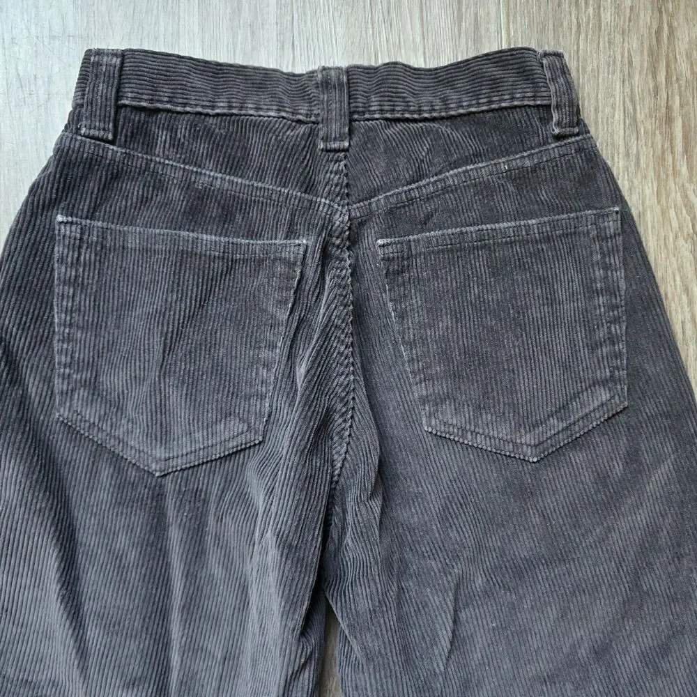 Vintage Arizona Jean Co Corduroy Pants Mens 28x30 Baggy Fit Black 1999 Grunge